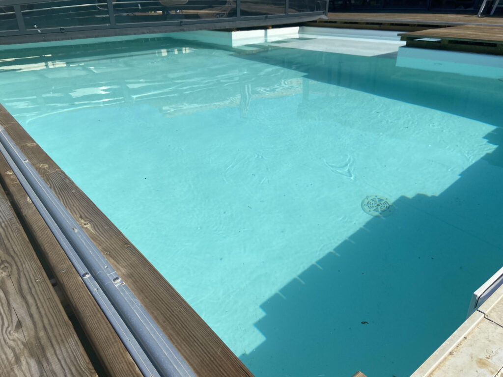 Rénovation d'un bassin de piscine à Mios